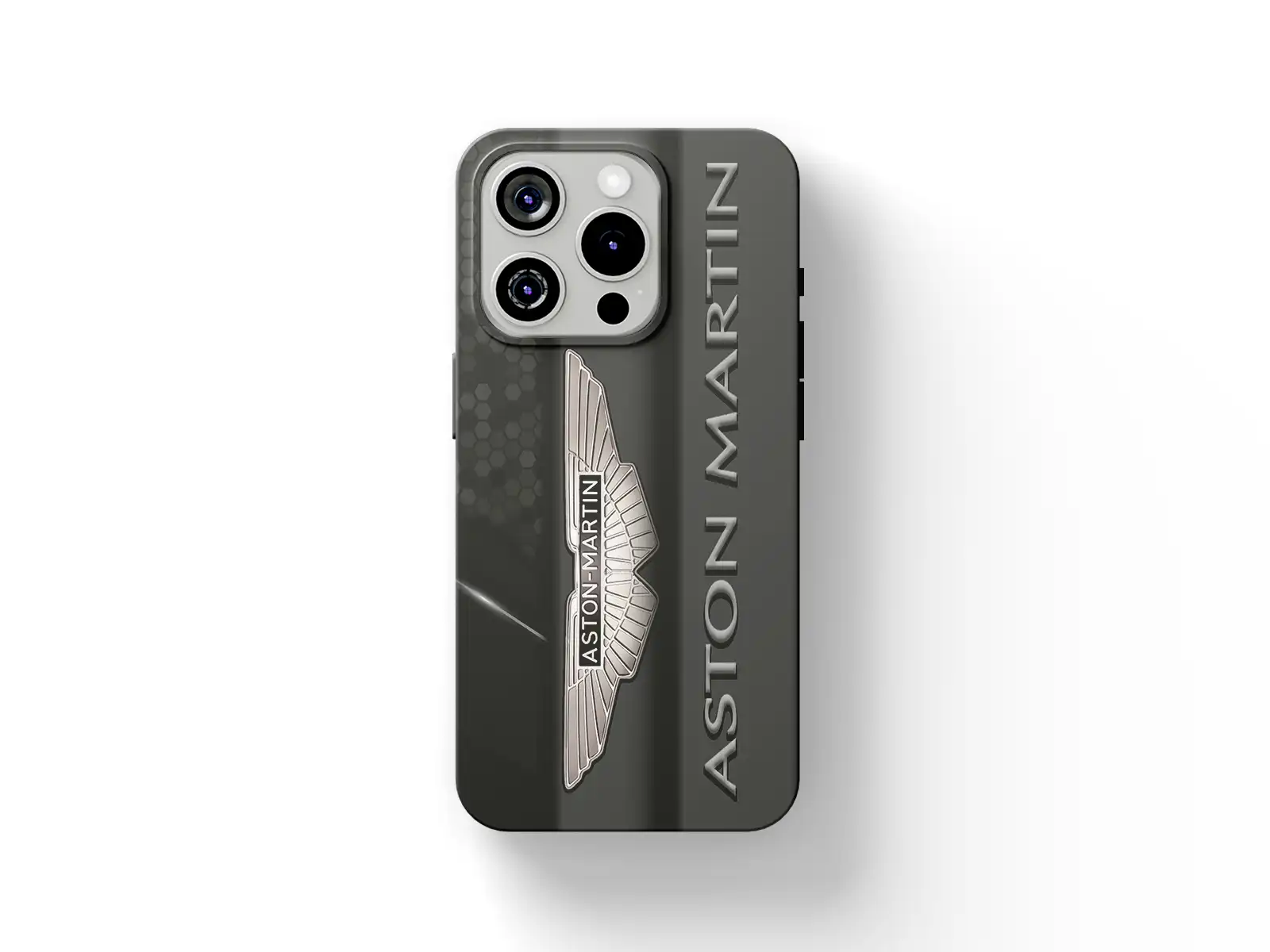 Aston Martin Étui Téléphone Style Minimal Design
